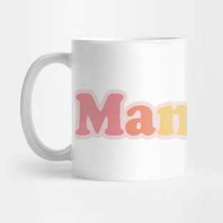 Mankato Pastel Letters Mug